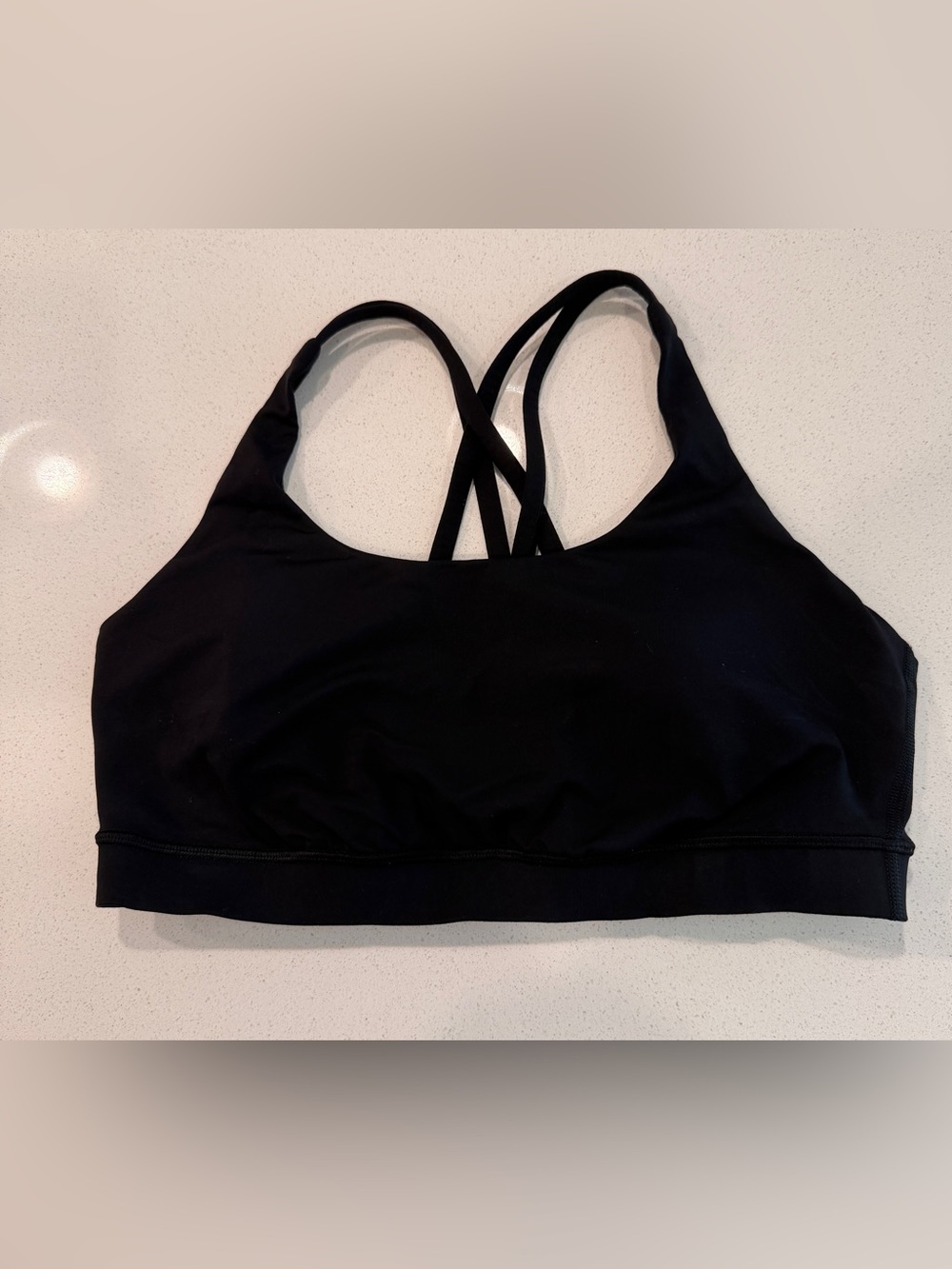 Lululemon Black Strappy Sports Bra